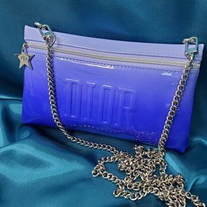 NEW DIOR patent makeup pouch to crossbody bag